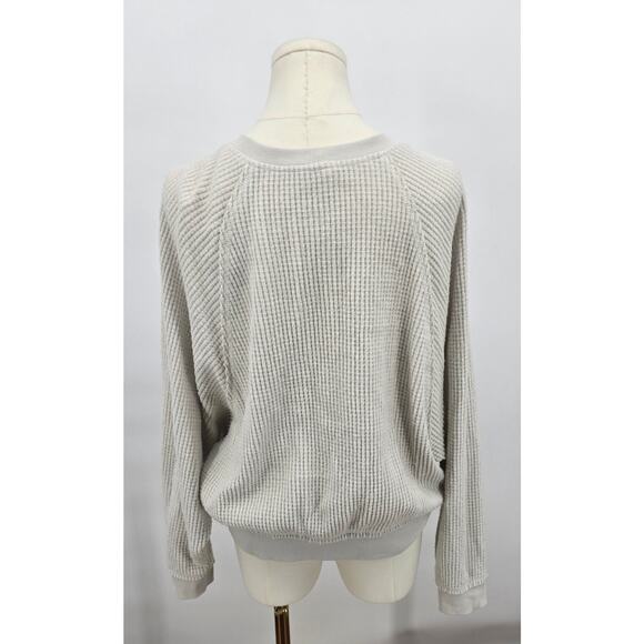 White Crow Waffleknit Henley with Dolman Sleeves - Picture 3 of 5